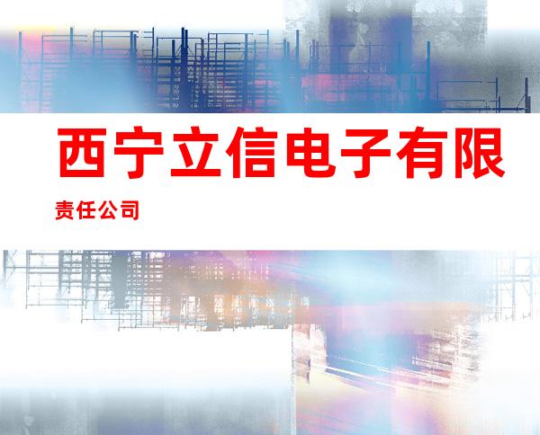 西宁立信电子有限责任公司